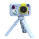 Porodo Lifestyle Kids Flip Camera with Tripod – Blue – flip lens on tripod