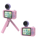 Porodo Lifestyle Kids Flip Camera with Tripod – Pink – flip lens on tripod