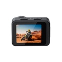 Porodo Dual-Screen 4K/60fps Action Camera 24MP with Stabilisation – Black – front & back screens