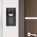 Powerology Smart Wi-Fi Video Doorbell with Night Vision, Motion Sensor & Chime – installed on door
