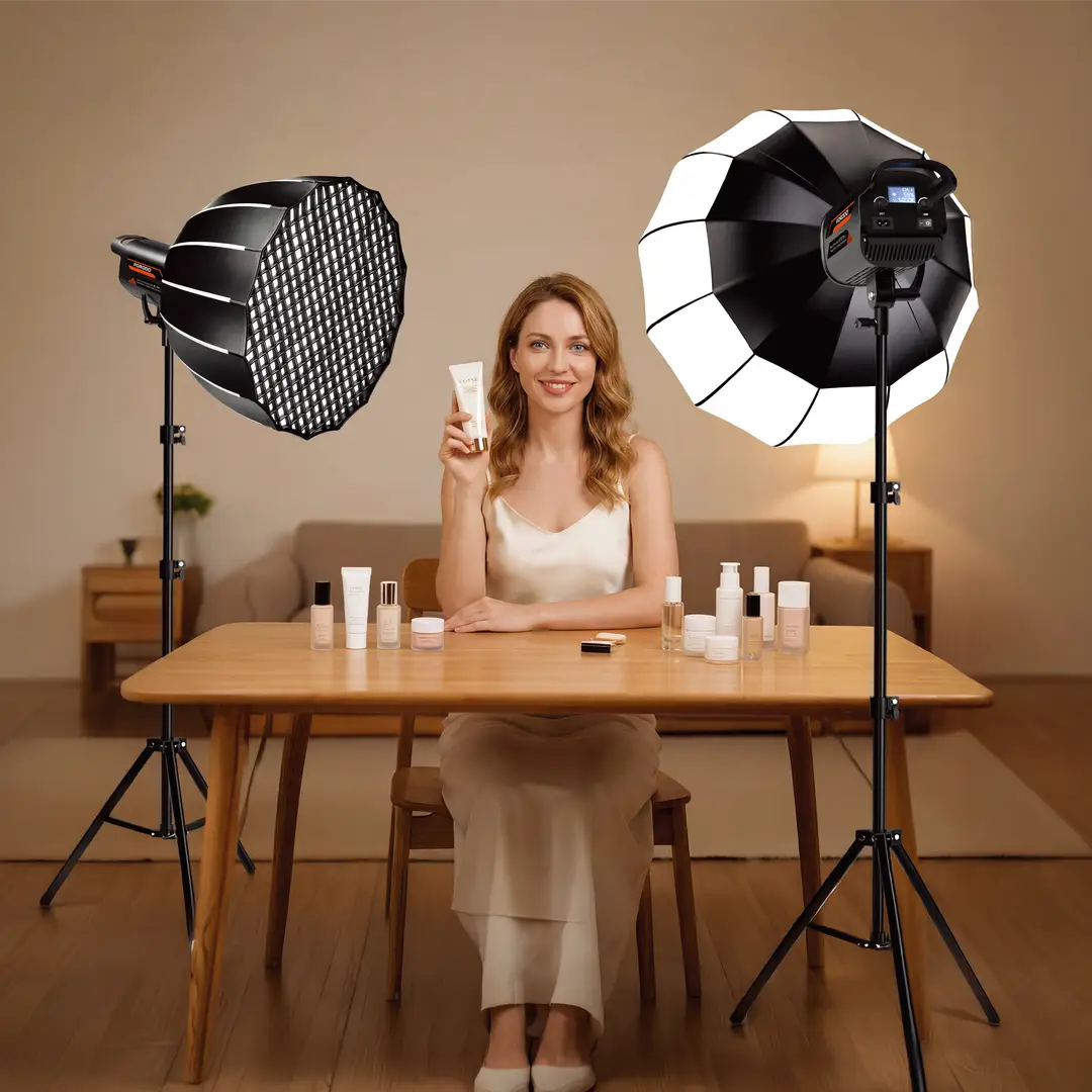 Porodo Lifestyle Cannes Studio Professional Live Photography Light - Black – official 4