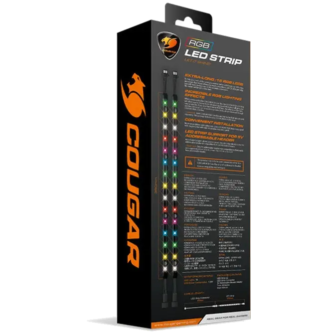 COUGAR RGB LED STRIP LET IT SHINE – packaging front