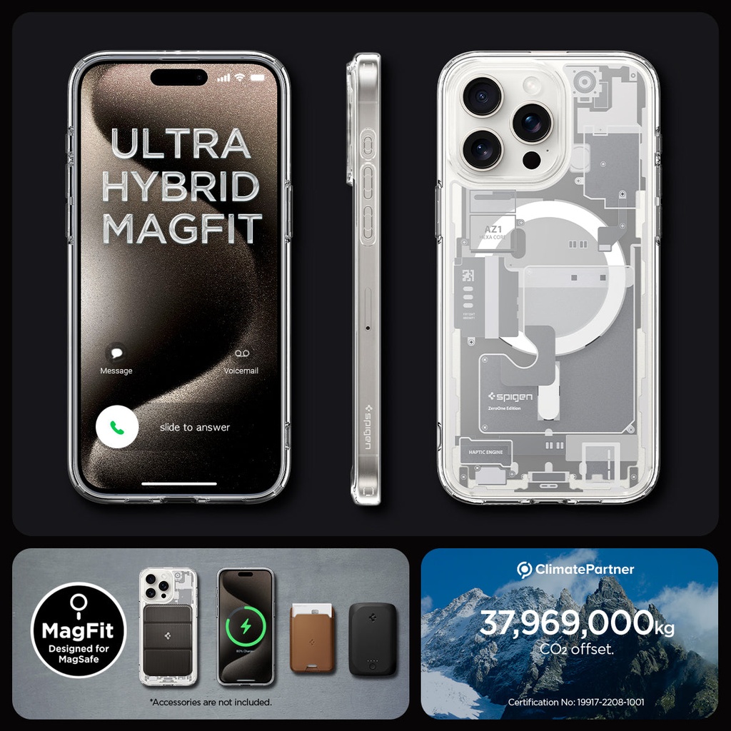 Hybrid Zero One  Case Magsafe Nimble Bracket Enca Iphone 15 Pro – official 15