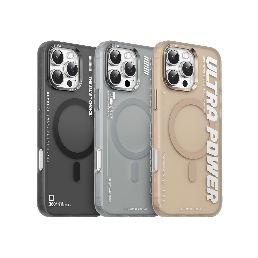 Green Lion Ultra MagSafe Case iPhone 16 Pro Natural Titanium – official 3