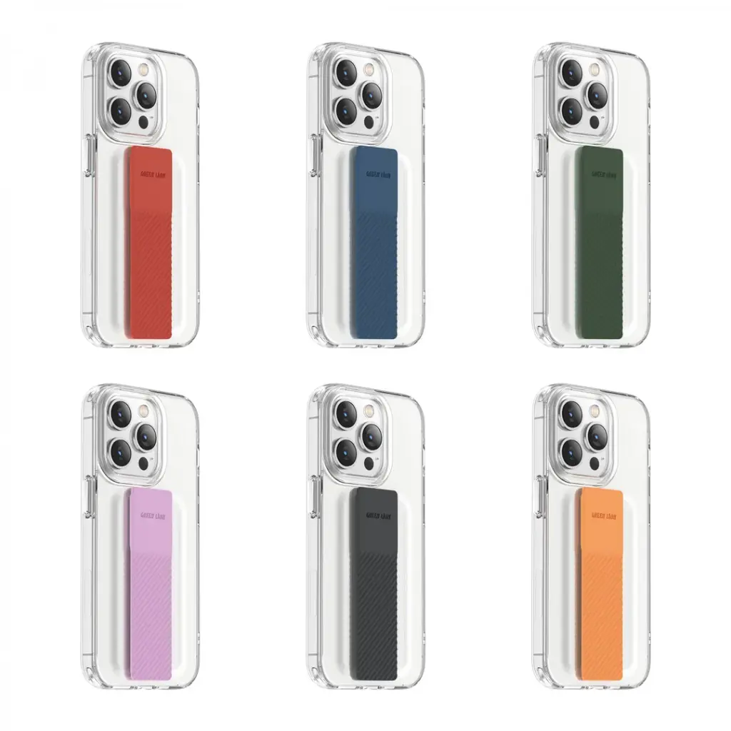 Green Lion London Slim Hybrid Case Grip Band iPhone 14 Pro Green – official 5