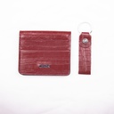 Red card holder and keyring
