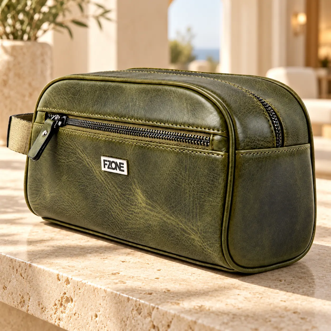FZONE Metro Luxe Crossbody, Genuine Leather, Compact & Stylish | Lifestyle