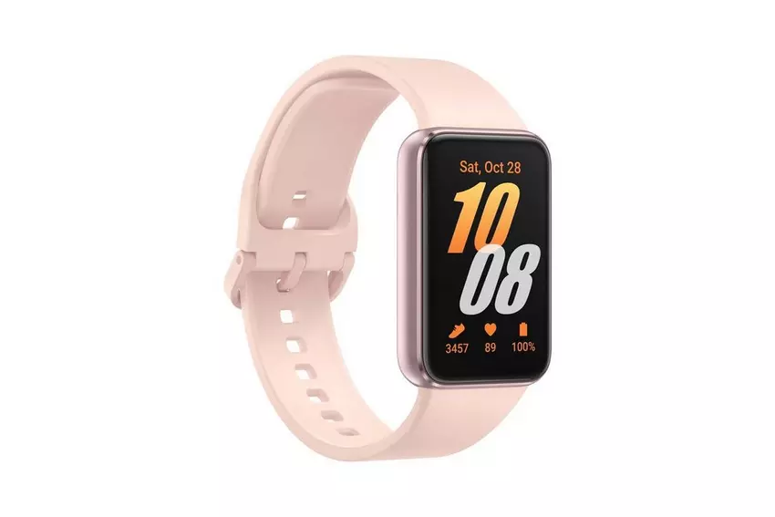 Samsung Galaxy Fit 3 Smartwatch, 1.6" AMOLED, Pink Gold