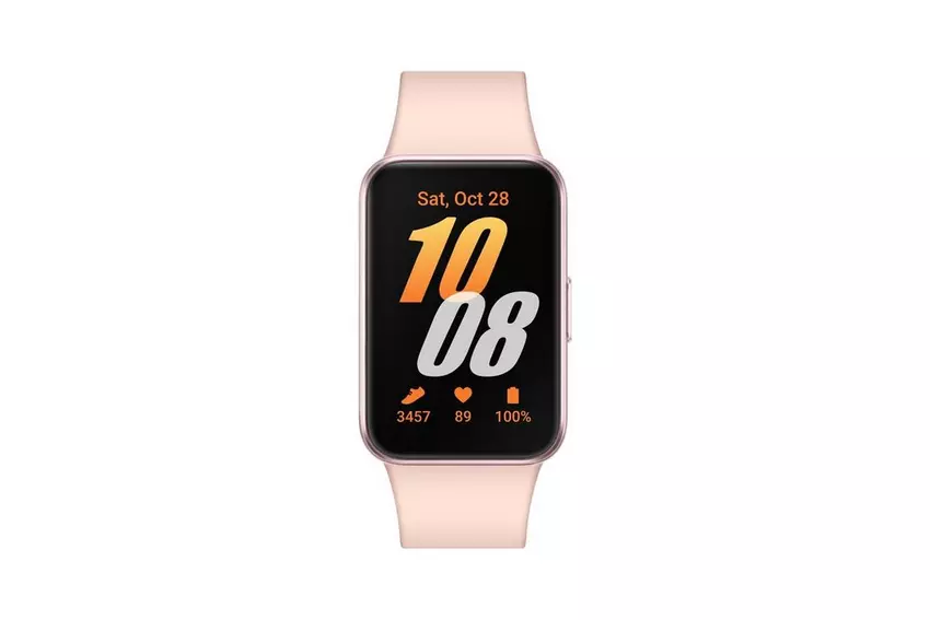Samsung Galaxy Fit 3 Smartwatch, 1.6" AMOLED, Pink Gold