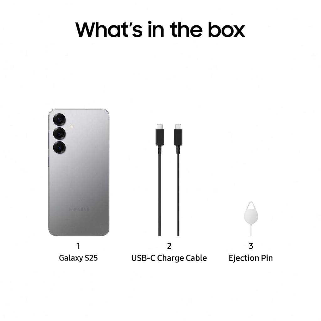 Samsung Galaxy S25 5G 256GB - Silver