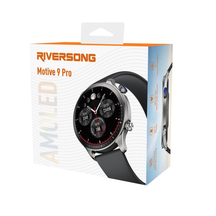 Riversong Motive 9Pro Calling Smart Watch, 1.43 Amoled