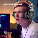 Porodo Gaming PC RGB ENC Gaming Headphones - Black