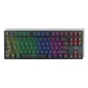Porodo Gaming 3in1 Wireless Mechanical Keyboard TKL Gateron Switch - Black
