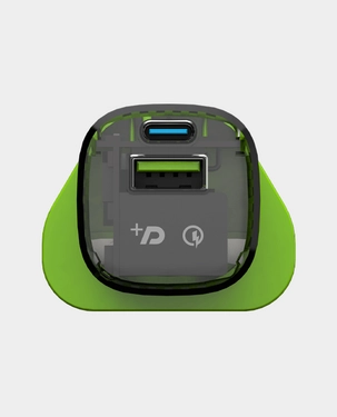 Goui, Wall Charger, 30W, Black Transparent