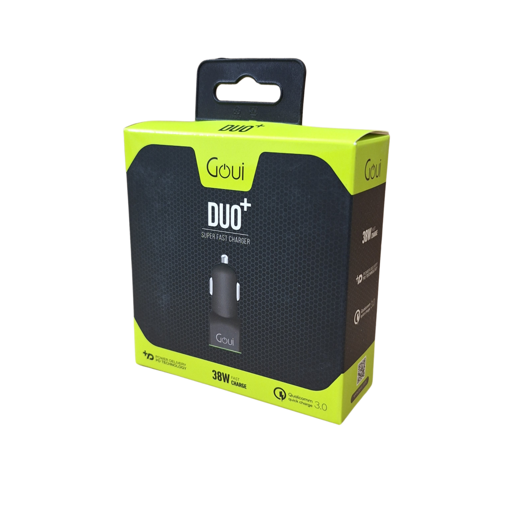Goui Duo PD Car Charger 2USB 38W
