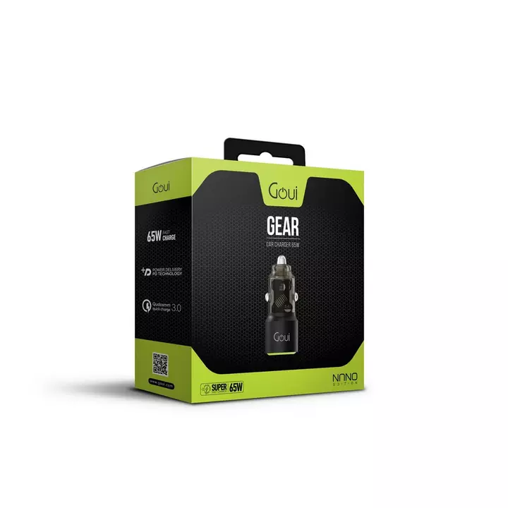Goui GEAR Car Charger PD 65WTransparent