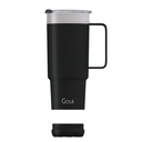 Goui Tumbler Stainless Steel Cup with Handle Blackt