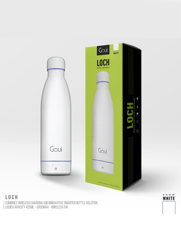 Goui Loch Bottle With Wireless Charger 6000mAh