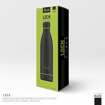 Goui Loch Bottle With Wireless Charger 6000mAh Gray