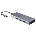 Powerology 11in1 USB-C Hub with VGA, Ethernet & HDMI