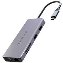 Powerology 11in1 USB-C Hub with VGA, Ethernet & HDMI