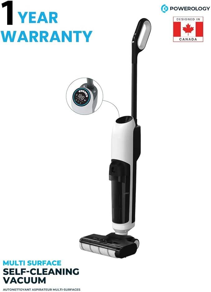 Powerology 4000mAh Multi Surface Self-Cleaning Vacuum