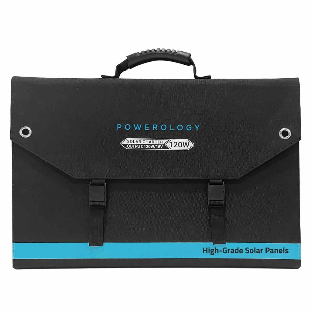 Powerology Foldable Solar Panal 120W PD 45W Black