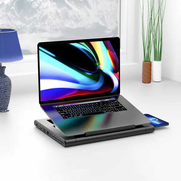 Powerology Multi-Functional Pro Hub Laptop Stand