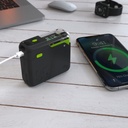 Goui Titan 35W Super Fast Power Bank 10000mAh Wireless Charging With USB A And Type C Ports 15W Qi Wireless Charging PD QC Compatible Digital Display |G-PB35FM-K|