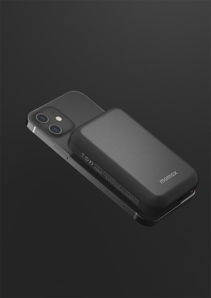 Momax Q.Mag Power Magnetic Wireless Battery 5000mAh Black