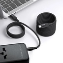 Momax Elite Mag Link 100W USB-C to USB-C Magnetic Cable 1M Black