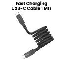 Momax Elite Mag Link 100W USB-C to USB-C Magnetic Cable 1M Black