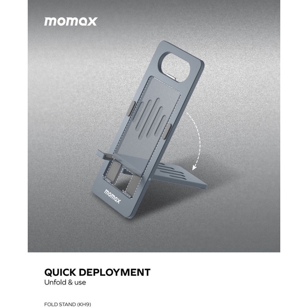 Momax Fold Stand Handy Phone Stand Grey