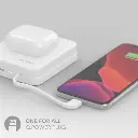 Momax 3 in 1 Power Adapter Set Q.Power Plug USB Wall Charger Bank White