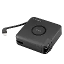 Momax Q.Power Plug Wireless Portable Pd Charger & Power Bank 6700mah Black