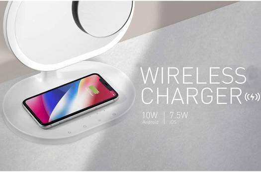 Momax Q Led Mirror Wireless Charger+Bluetooth Speaker