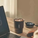 Lepresso Insulated Tumbler Hot & Cold Drinks - Black