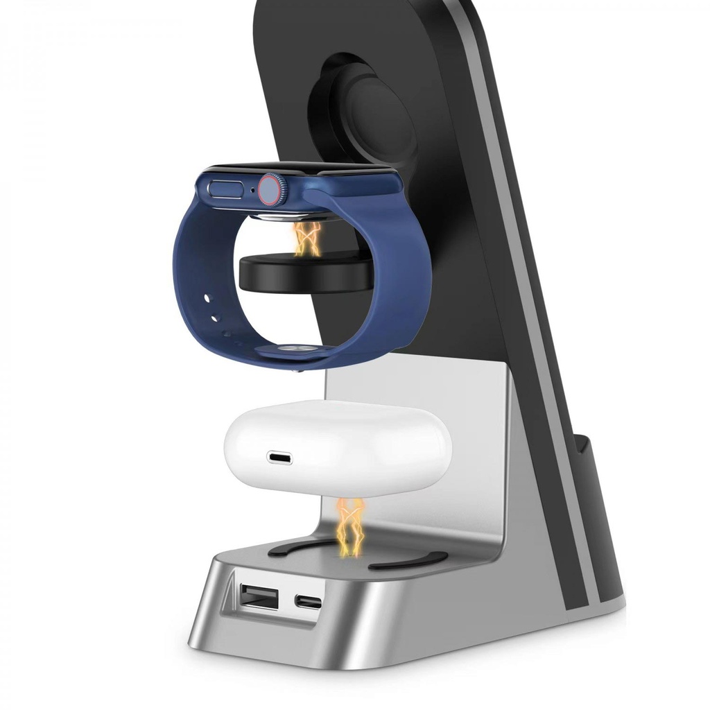 Green Lion 7 IN 1 Dual Coil Max 15W Wireless Charger