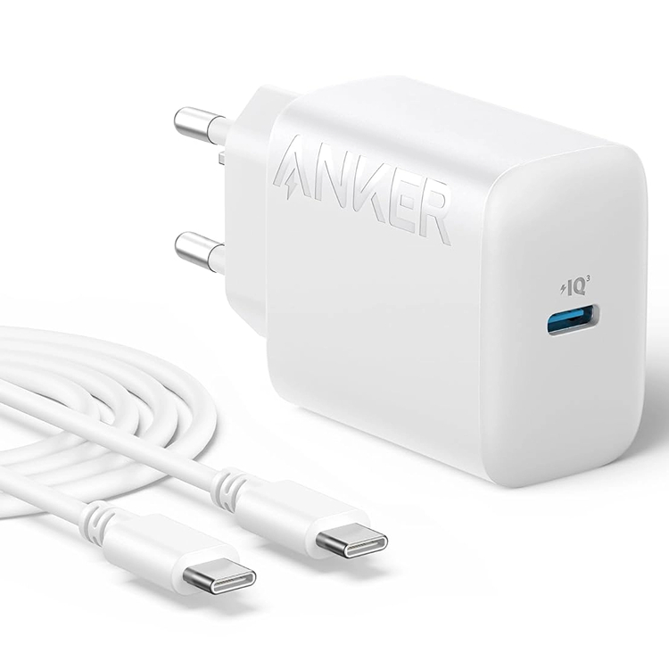 Anker 20W Dual Port High Speed Charger With USB-C Cable 