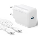 Anker 20W Dual Port High Speed Charger With USB-C Cable 