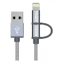 Zendure - 2in1 Micro USB Cable With Lightning Adapter