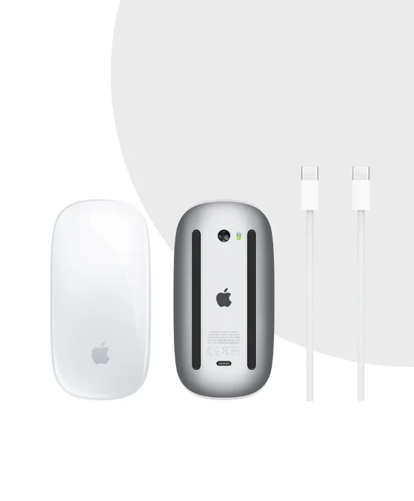Apple Magic Mouse (USB‑C) - Multi-Touch Surface - White