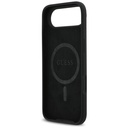 iPhone 17 Air Guess Silicone Triangle Logo Case with MagSafe - Black
