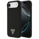 iPhone 17 Air Guess Silicone Triangle Logo Case with MagSafe - Black