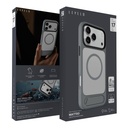 LEVELO MATTEO IPHONE 17 PRO HYBRID KICKSTAND CASE CLOUD GREY