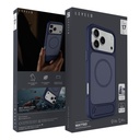 LEVELO MATTEO IPHONE 17 PRO MAX HYBRID KICKSTAND CASE DARK BLUE