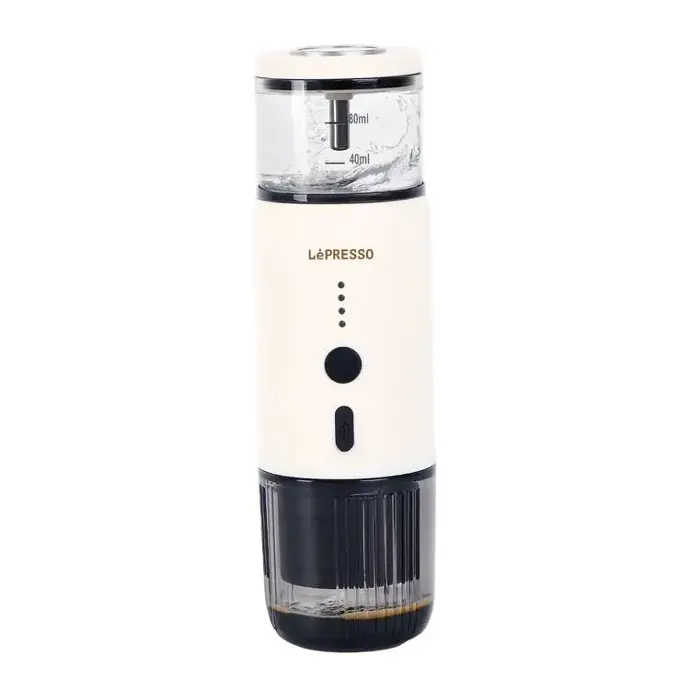 LePresso Portable Espresso Machine compatible with both coffee powder and Nespresso pods