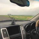 Green Lion GX-31 Auto Suction Phone Holder - Matte Black