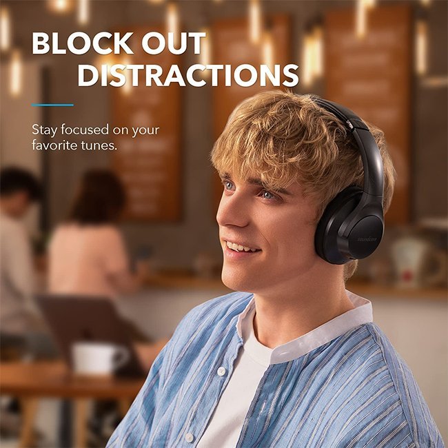 Soundcore Anker Life Q20 Hybrid Active Noise Cancelling Headphones
