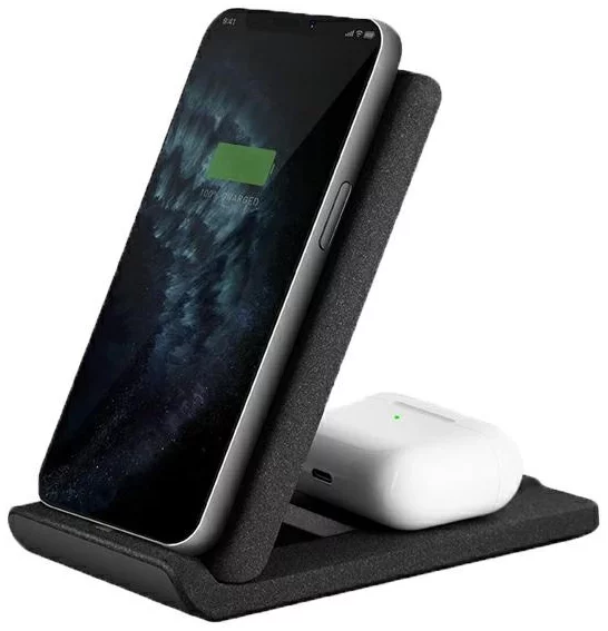 UNIQ Lad. Induction Vertex Duo 2in1 15W Fast charge charcoal gray